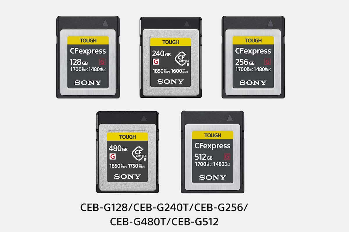 CEB-G Serisi CFexpress Type B Bellek Kartı | Sony Turkey